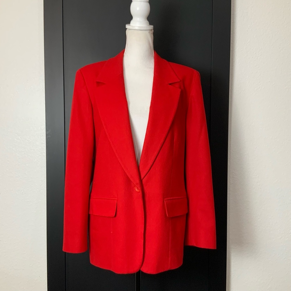 Vintage Red Pendleton Blazer Size 10